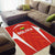 Bolivia Football Area Rug Go Champions La Verde Red Version