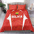 Bolivia Football Bedding Set Go Champions La Verde Red Version