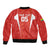 Custom Bolivia Football Bomber Jacket Go Champions La Verde Red Version