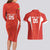 Custom Bolivia Football Couples Matching Long Sleeve Bodycon Dress and Hawaiian Shirt Go Champions La Verde Red Version