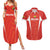 Custom Bolivia Football Couples Matching Summer Maxi Dress and Hawaiian Shirt Go Champions La Verde Red Version