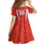 Custom Bolivia Football Family Matching Long Sleeve Bodycon Dress and Hawaiian Shirt Go Champions La Verde Red Version