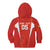 Custom Bolivia Football Kid Hoodie Go Champions La Verde Red Version