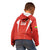 Custom Bolivia Football Kid Hoodie Go Champions La Verde Red Version