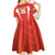 Custom Bolivia Football Kid Short Sleeve Dress Go Champions La Verde Red Version