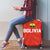 Bolivia Football Luggage Cover Go Champions La Verde Red Version