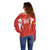 Custom Bolivia Football Off Shoulder Sweater Go Champions La Verde Red Version