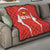 Bolivia Football Quilt Go Champions La Verde Red Version