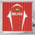 Bolivia Football Shower Curtain Go Champions La Verde Red Version