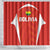 Bolivia Football Shower Curtain Go Champions La Verde Red Version