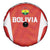 Bolivia Football Spare Tire Cover Go Champions La Verde Red Version