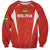 Custom Bolivia Football Sweatshirt Go Champions La Verde Red Version