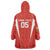 Custom Bolivia Football Wearable Blanket Hoodie Go Champions La Verde Red Version