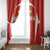 Bolivia Football Window Curtain Go Champions La Verde Red Version