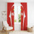 Bolivia Football Window Curtain Go Champions La Verde Red Version