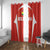 Bolivia Football Window Curtain Go Champions La Verde Red Version