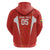 Custom Bolivia Football Zip Hoodie Go Champions La Verde Red Version