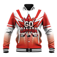 Canada Ice Hockey Custom Baseball Jacket Go Canada Unique Style