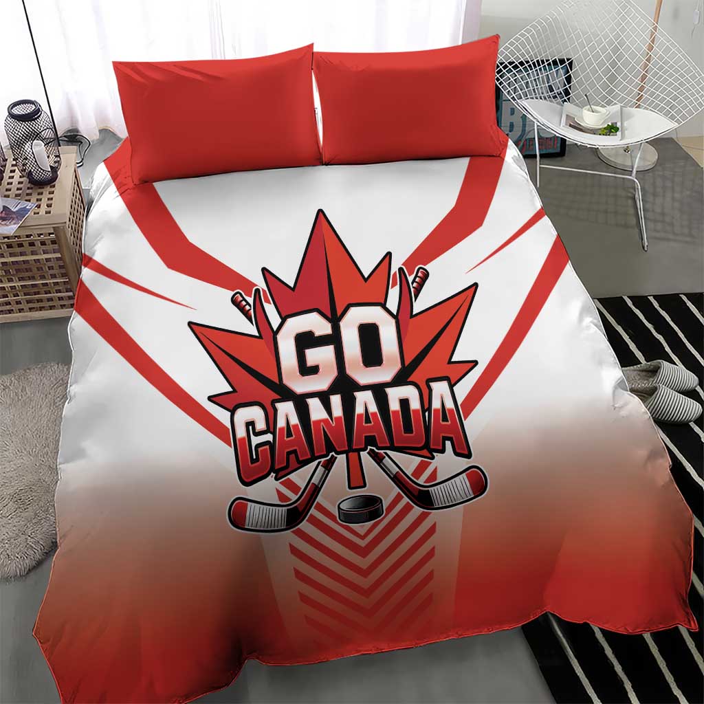 Canada Ice Hockey Bedding Set Go Canada Unique Style