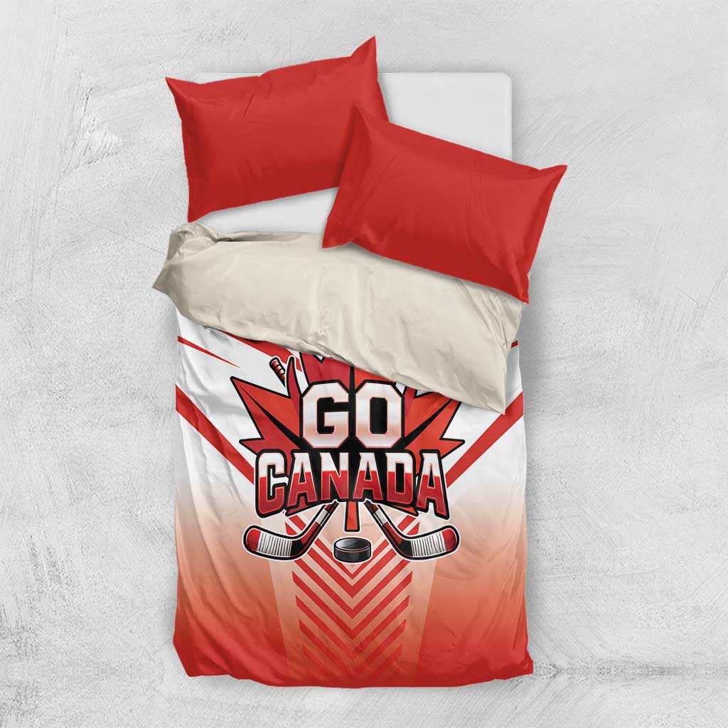 Canada Ice Hockey Bedding Set Go Canada Unique Style