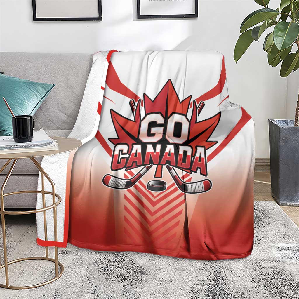 Canada Ice Hockey Blanket Go Canada Unique Style