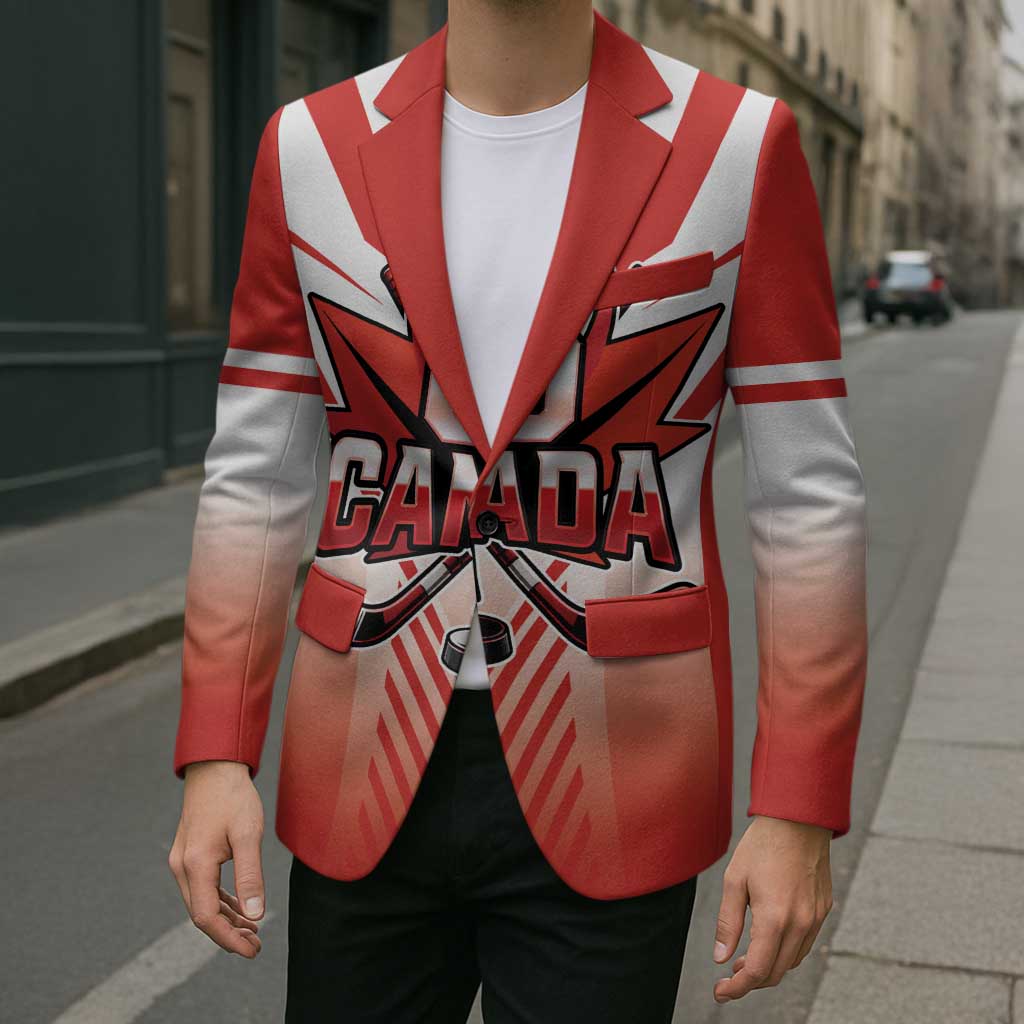 Canada Ice Hockey Custom Blazer Go Canada Unique Style