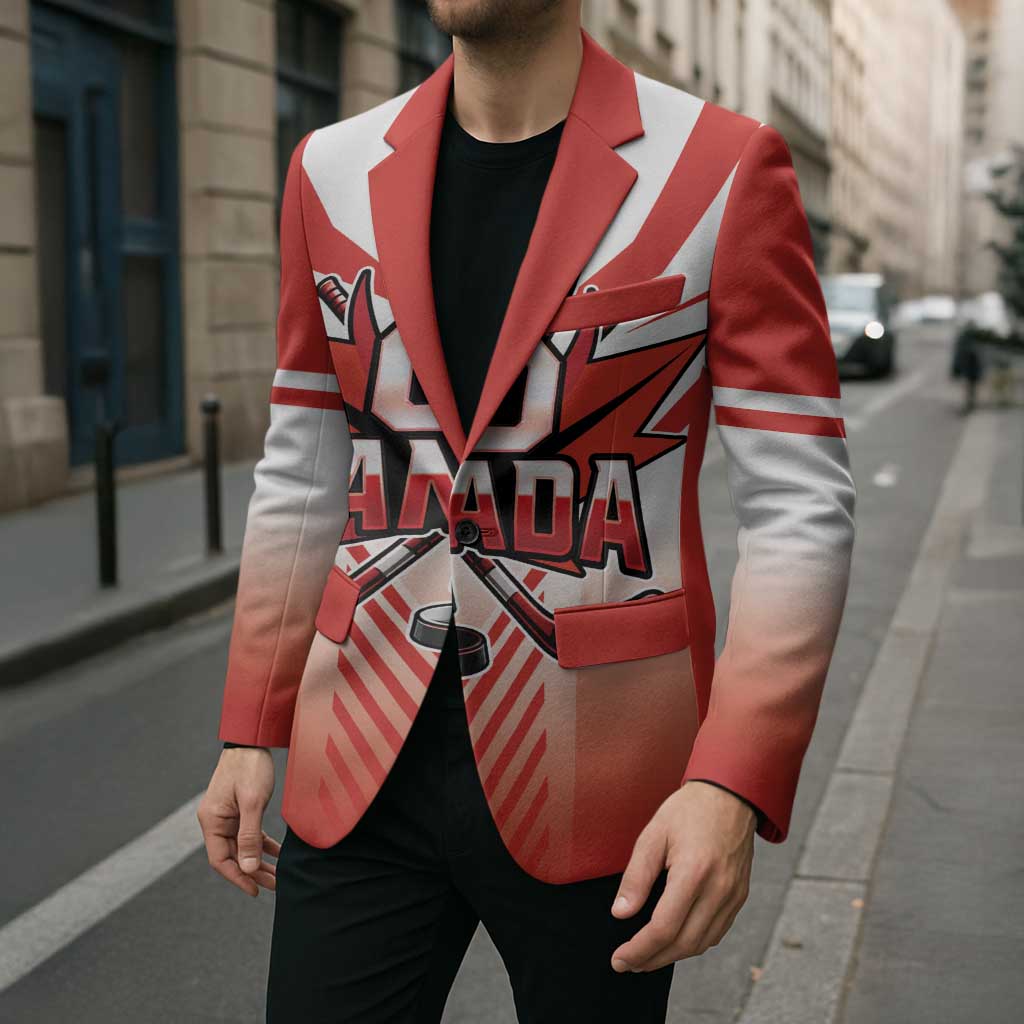 Canada Ice Hockey Custom Blazer Go Canada Unique Style