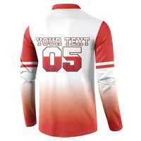 Canada Ice Hockey Custom Button Sweatshirt Go Canada Unique Style