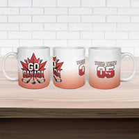 Canada Ice Hockey Custom Ceramic Mug Go Canada Unique Style
