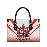 Canada Ice Hockey Leather Bag Go Canada Unique Style