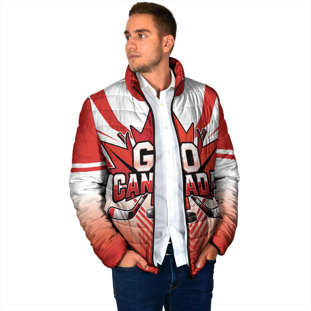 Canada Ice Hockey Custom Padded Jacket Go Canada Unique Style