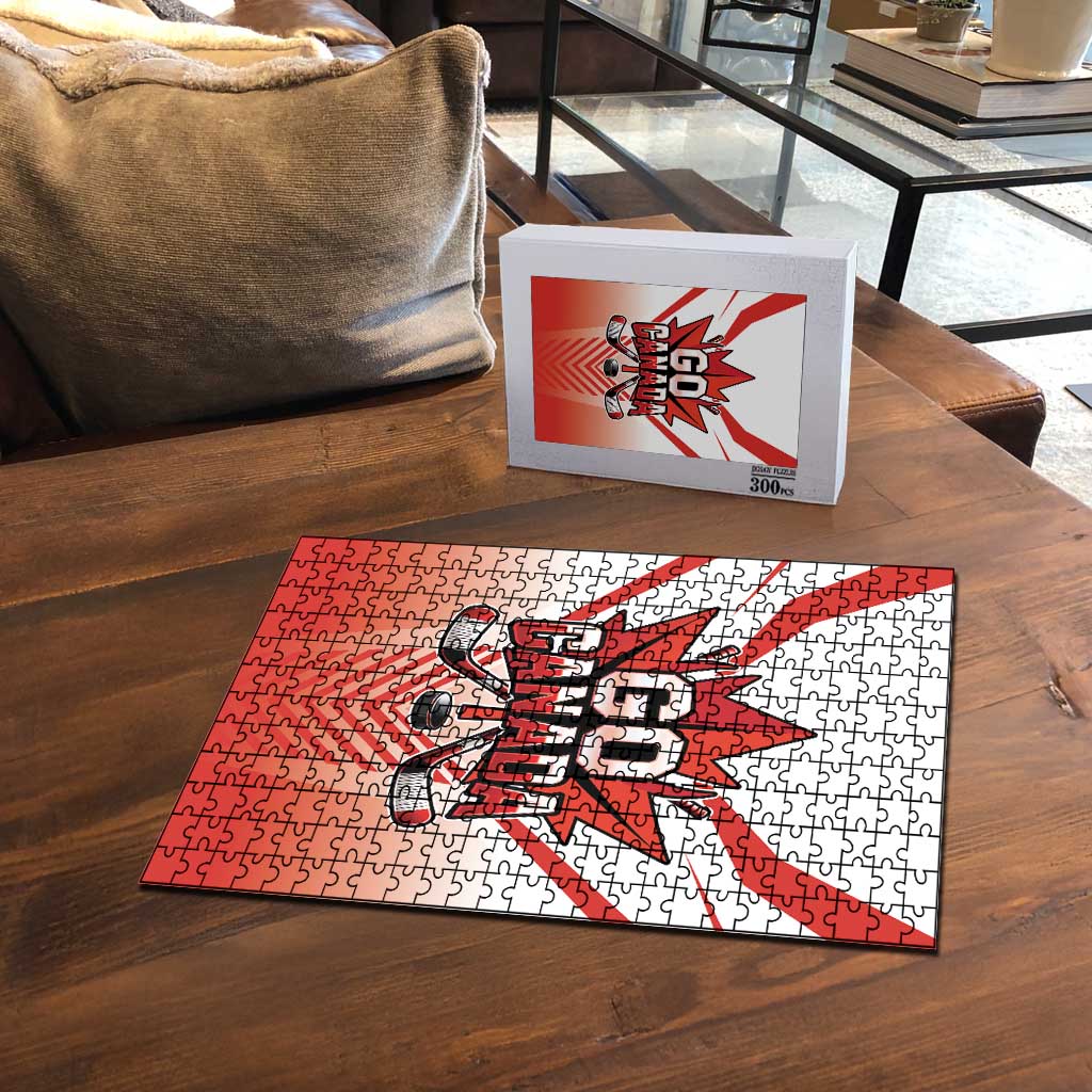 Canada Ice Hockey Puzzle Go Canada Unique Style