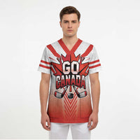Canada Ice Hockey Custom Scrub Top Go Canada Unique Style