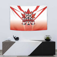Canada Ice Hockey Tapestry Go Canada Unique Style