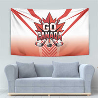 Canada Ice Hockey Tapestry Go Canada Unique Style