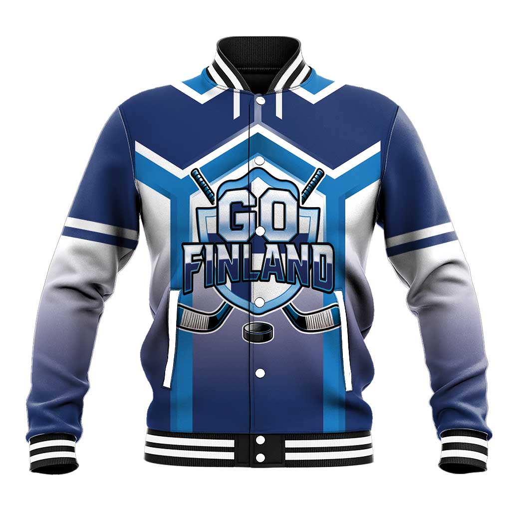 Finland Ice Hockey Custom Baseball Jacket Go Suomi Lion Unique Style