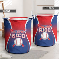 Puerto Rico Baseball Laundry Basket Unique Style