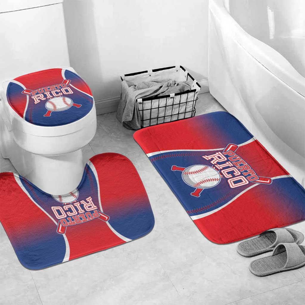 Puerto Rico Baseball Bathroom Set Unique Style