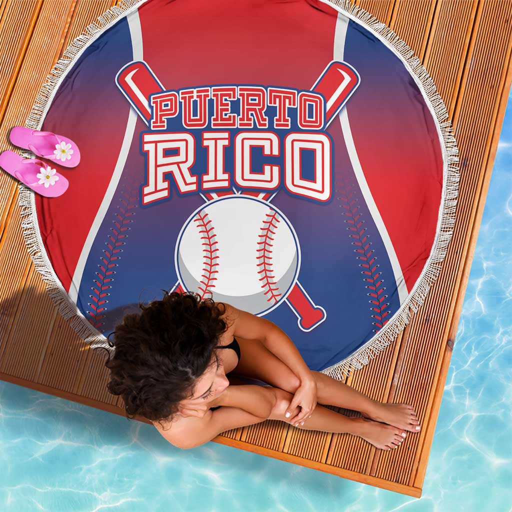 Puerto Rico Baseball Beach Blanket Unique Style