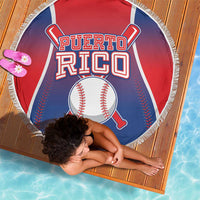 Puerto Rico Baseball Beach Blanket Unique Style