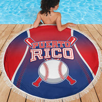 Puerto Rico Baseball Beach Blanket Unique Style