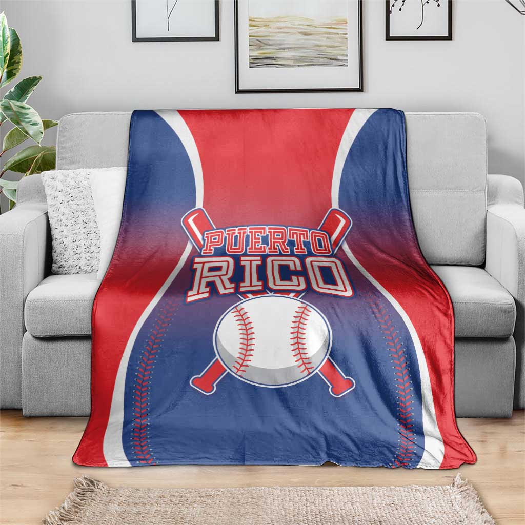 Puerto Rico Baseball Blanket Unique Style