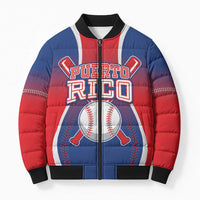 Puerto Rico Baseball Custom Bomber Puffer Jacket Unique Style