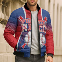 Puerto Rico Baseball Custom Bomber Puffer Jacket Unique Style