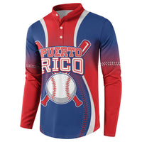 Puerto Rico Baseball Custom Button Sweatshirt Unique Style