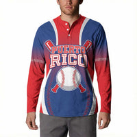 Puerto Rico Baseball Custom Button Sweatshirt Unique Style