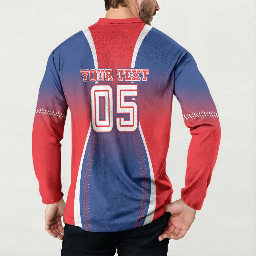 Puerto Rico Baseball Custom Button Sweatshirt Unique Style