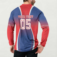 Puerto Rico Baseball Custom Button Sweatshirt Unique Style