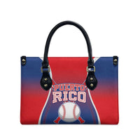 Puerto Rico Baseball Leather Bag Unique Style