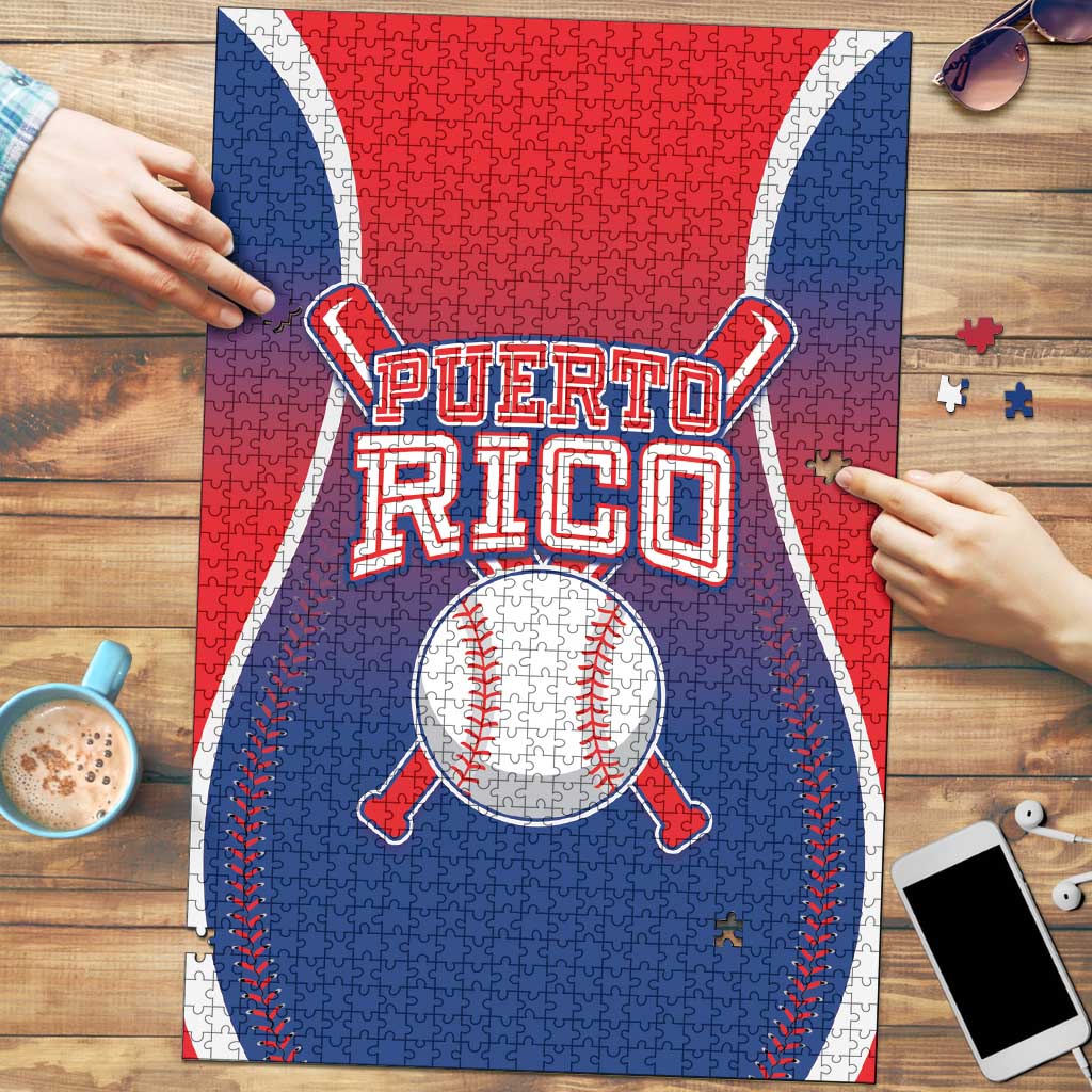 Puerto Rico Baseball Puzzle Unique Style